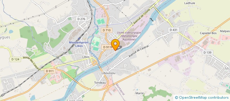 localisation de l'entreprise MONSIEUR LAURENT MARCUCCI  CONDEZAYGUES