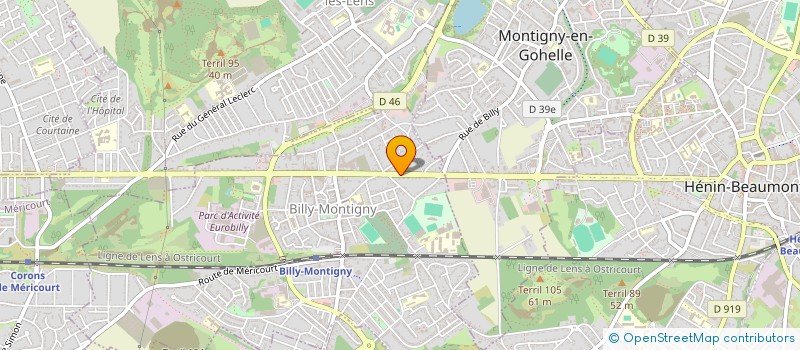 localisation de l'entreprise MONSIEUR LAURENT MARECHAL à BILLY-MONTIGNY