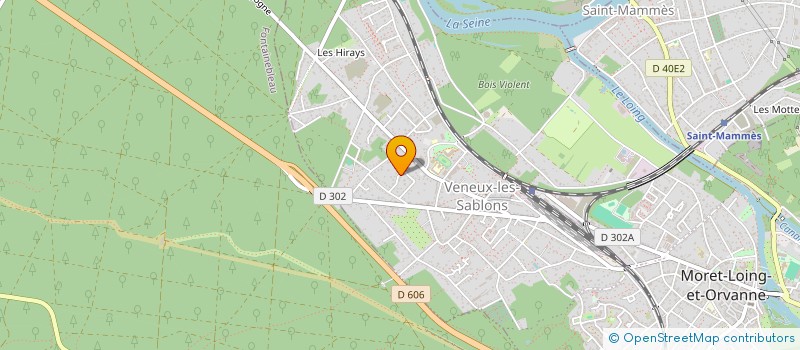 localisation de l'entreprise MONSIEUR LAURENT MARGALEF  MORET-LOING-ET-ORVANNE