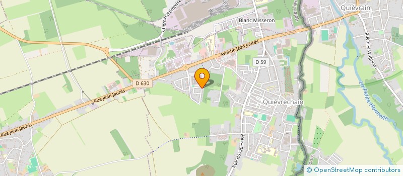 localisation de l'entreprise MONSIEUR LAURENT MARIAGE  QUIEVRECHAIN