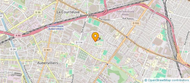 localisation de l'entreprise MONSIEUR LAURENT MARIE à AUBERVILLIERS