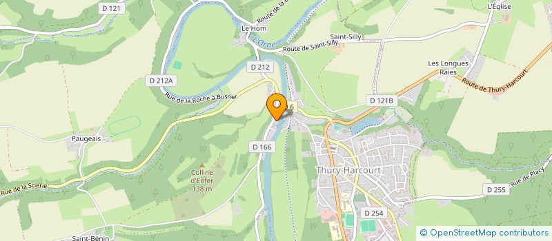 localisation de l'entreprise MONSIEUR LAURENT MARIE à THURY-HARCOURT-LE-HOM