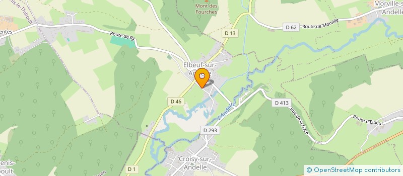 localisation de l'entreprise MONSIEUR LAURENT MARIE  ELBEUF-SUR-ANDELLE