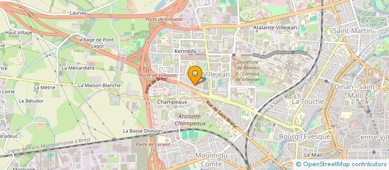 localisation de l'entreprise MONSIEUR LAURENT MARIE  RENNES