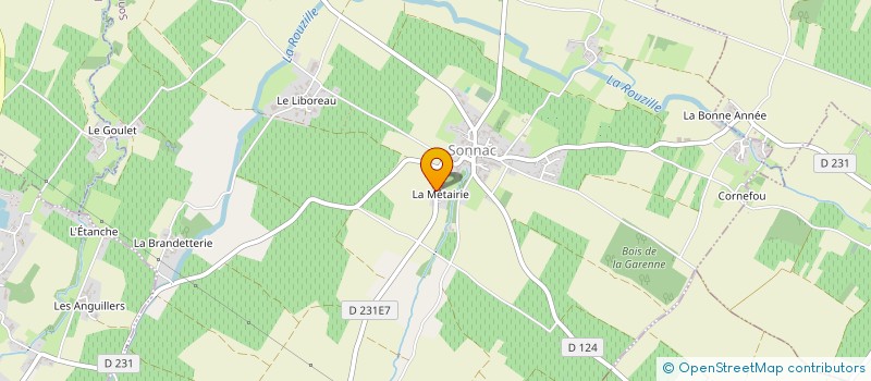 localisation de l'entreprise MONSIEUR LAURENT MARILLEAU  SONNAC