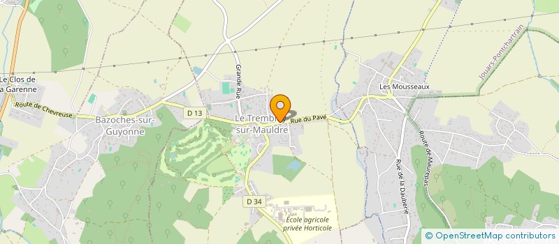 localisation de l'entreprise MONSIEUR LAURENT MARIMBERT  LE TREMBLAY-SUR-MAULDRE