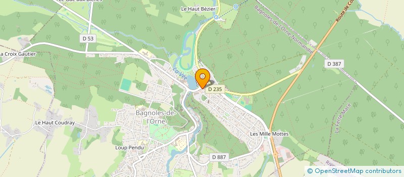 localisation de l'entreprise MONSIEUR LAURENT MARINARO à BAGNOLES-DE-L'ORNE-NORMANDIE