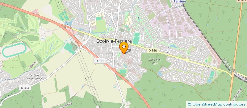 localisation de l'entreprise MONSIEUR LAURENT MARINI  OZOIR-LA-FERRIERE