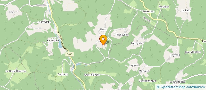 localisation de l'entreprise MONSIEUR LAURENT MARINO à PRATS-DU-PERIGORD