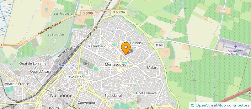 localisation de l'entreprise MONSIEUR LAURENT MARJOLLET  NARBONNE