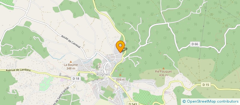 localisation de l'entreprise MONSIEUR LAURENT MARRONY  ROGNES