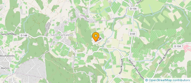 localisation de l'entreprise MONSIEUR LAURENT MARSCHALL  SAINT-PANTALEON