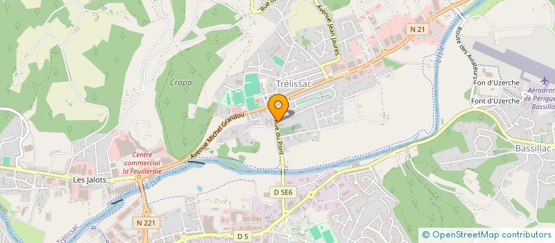 localisation de l'entreprise MONSIEUR LAURENT MARSON  TRELISSAC