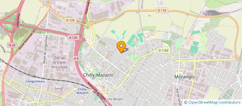 localisation de l'entreprise MONSIEUR LAURENT MARTIN à CHILLY-MAZARIN
