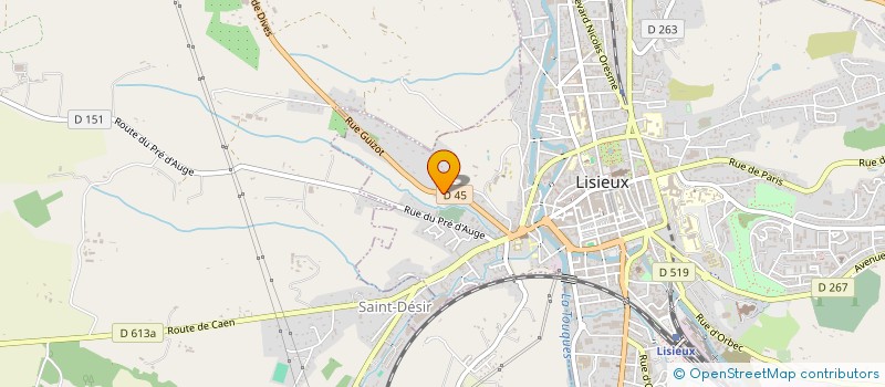 localisation de l'entreprise MONSIEUR LAURENT MARTIN à LISIEUX