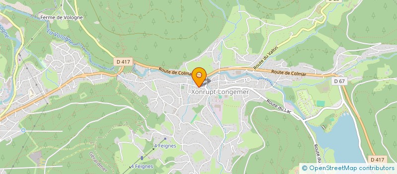 localisation de l'entreprise MONSIEUR LAURENT MARTIN  XONRUPT-LONGEMER