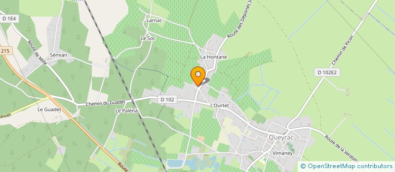 localisation de l'entreprise MONSIEUR LAURENT MARTIN  QUEYRAC