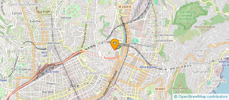 localisation de l'entreprise MONSIEUR LAURENT MARTIN  NICE