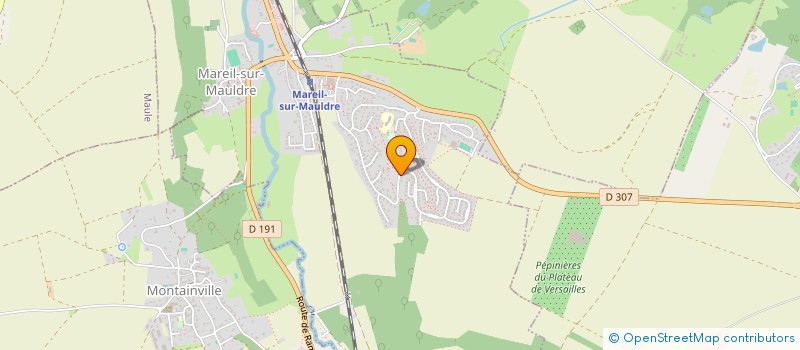 localisation de l'entreprise MONSIEUR LAURENT MARTIN  MAREIL-SUR-MAULDRE