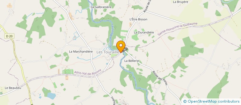 localisation de l'entreprise MONSIEUR LAURENT MARTIN à ATHIS-VAL DE ROUVRE