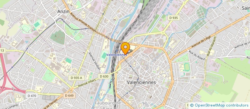 localisation de l'entreprise MONSIEUR LAURENT MARTIN à VALENCIENNES