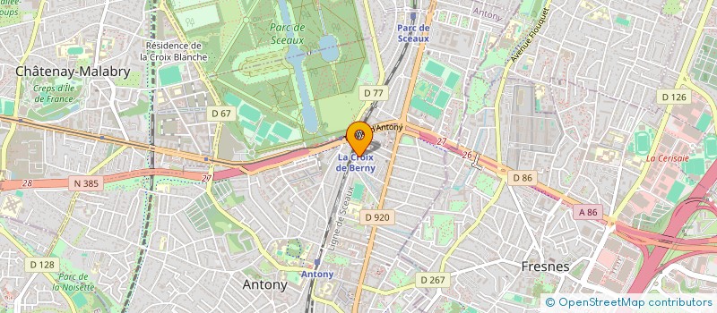localisation de l'entreprise MONSIEUR LAURENT MARTIN à ANTONY
