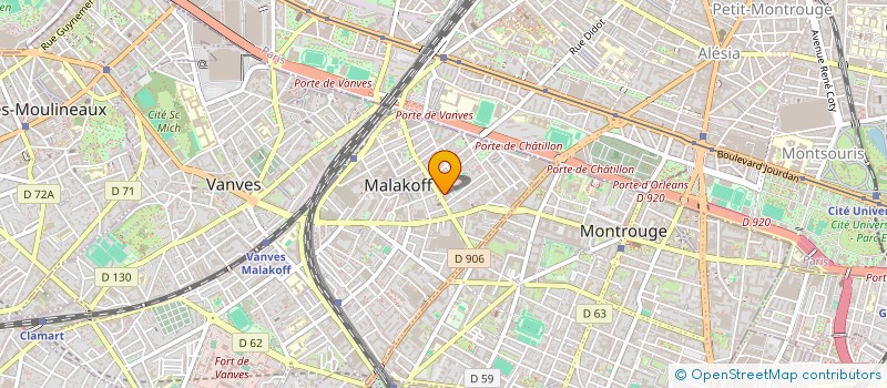 localisation de l'entreprise MONSIEUR LAURENT MARTIN DE LAGARDE  MALAKOFF