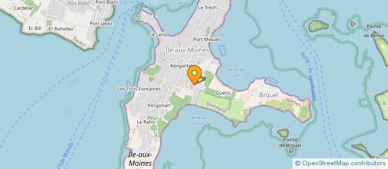 localisation de l'entreprise MONSIEUR LAURENT MARTINEAU  ILE-AUX-MOINES