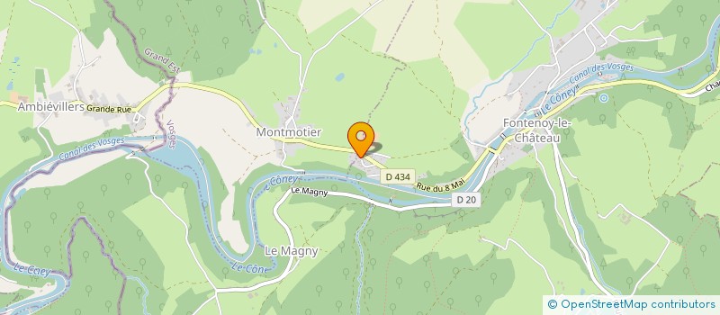 localisation de l'entreprise MONSIEUR LAURENT MARTINET  FONTENOY-LE-CHATEAU