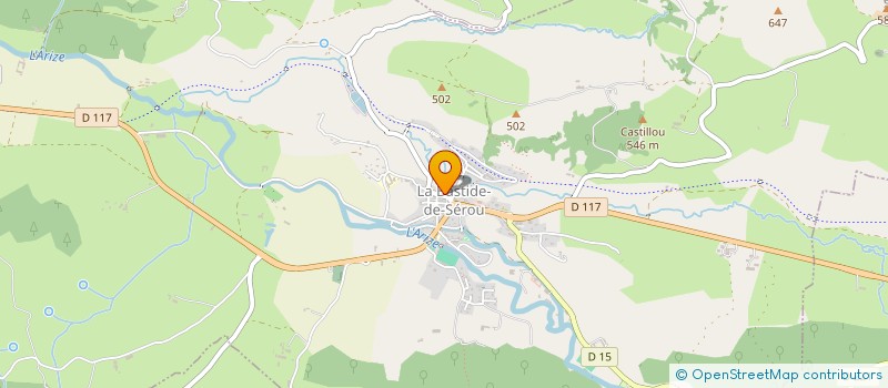 localisation de l'entreprise MONSIEUR LAURENT MARTINEZ à LA BASTIDE-DE-SEROU