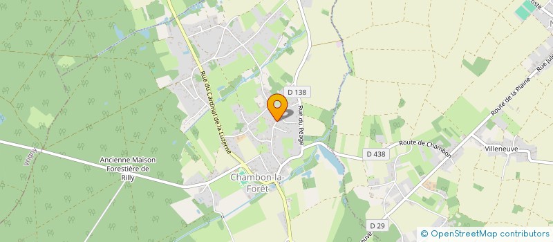 localisation de l'entreprise MONSIEUR LAURENT MARTINEZ à CHAMBON-LA-FORET