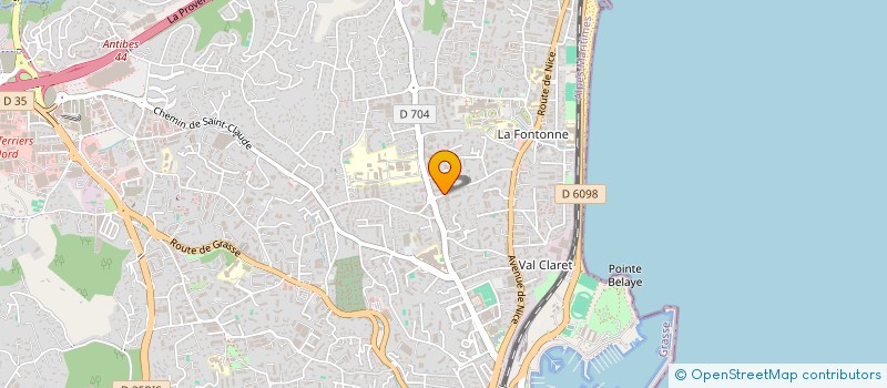 localisation de l'entreprise MONSIEUR LAURENT MARTINEZ à ANTIBES
