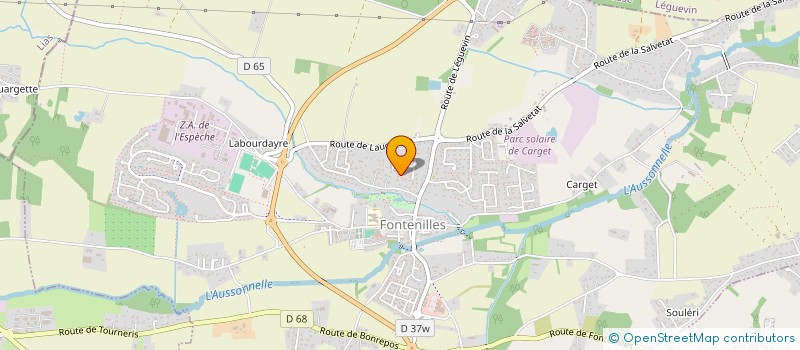 localisation de l'entreprise MONSIEUR LAURENT MARTINEZ  CORNEBARRIEU