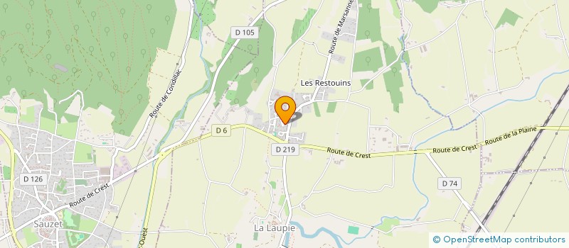 localisation de l'entreprise MONSIEUR LAURENT MARTINEZ  LA LAUPIE