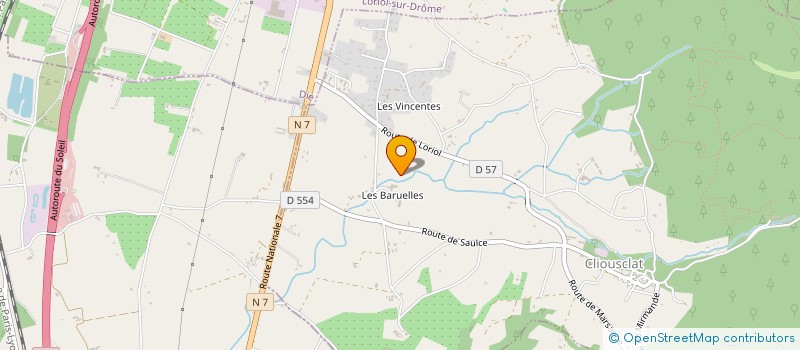 localisation de l'entreprise MONSIEUR LAURENT MARTINEZ  CLIOUSCLAT