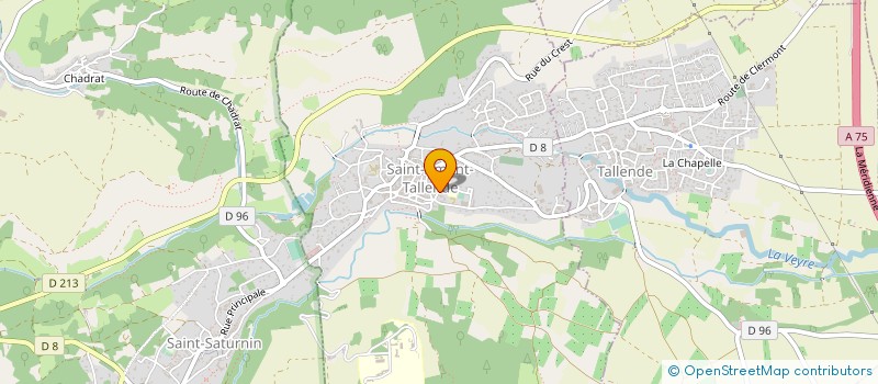 localisation de l'entreprise MONSIEUR LAURENT MARTY  SAINT-AMANT-TALLENDE