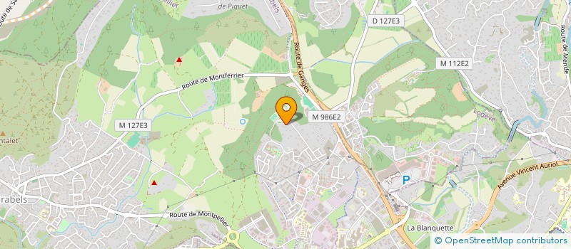 localisation de l'entreprise MONSIEUR LAURENT MARTY  GRABELS