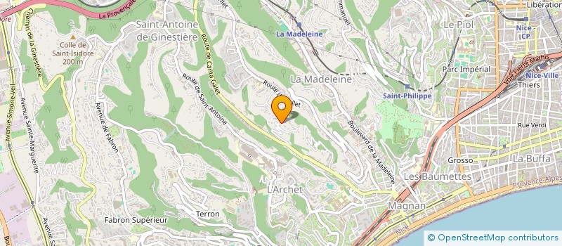 localisation de l'entreprise MONSIEUR LAURENT MASINI à NICE