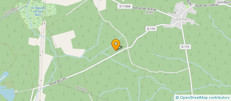 localisation de l'entreprise MONSIEUR LAURENT MASSAROTTI  LOUCHATS