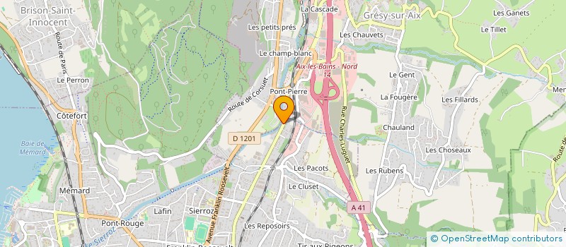 localisation de l'entreprise MONSIEUR LAURENT MASSE  AIX-LES-BAINS