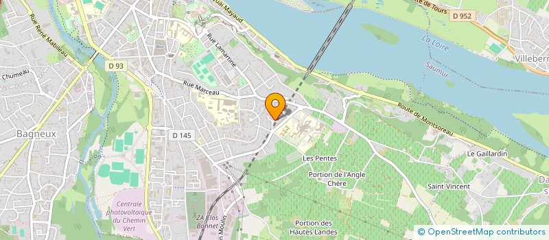 localisation de l'entreprise MONSIEUR LAURENT MASSILLON  SAUMUR