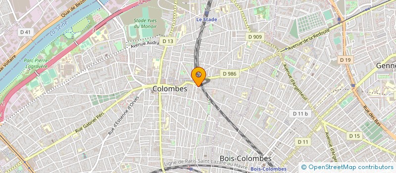localisation de l'entreprise MONSIEUR LAURENT MASSON à COLOMBES