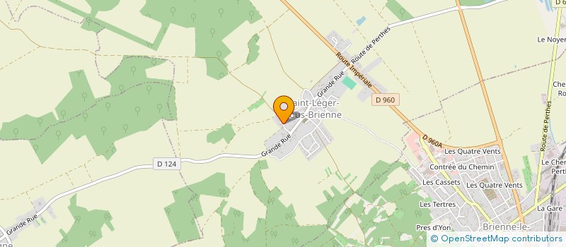 localisation de l'entreprise MONSIEUR LAURENT MASSON  SAINT-LEGER-SOUS-BRIENNE