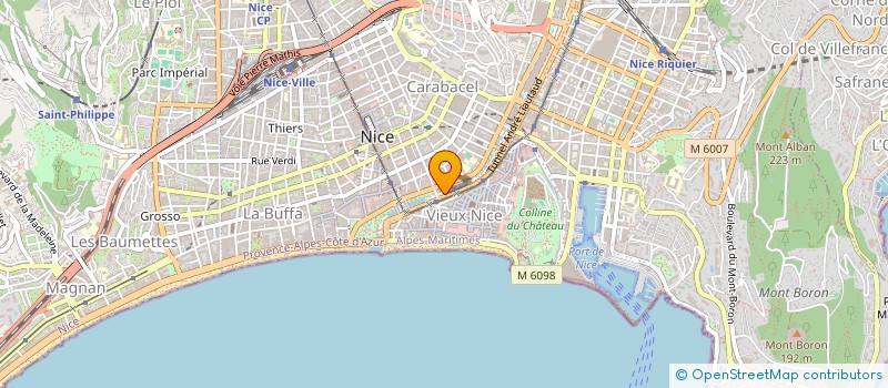 localisation de l'entreprise MONSIEUR LAURENT MASSON à NICE