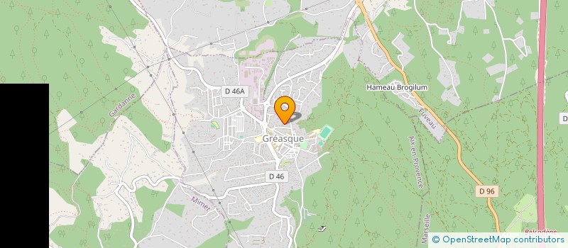 localisation de l'entreprise MONSIEUR LAURENT MASSON  GREASQUE