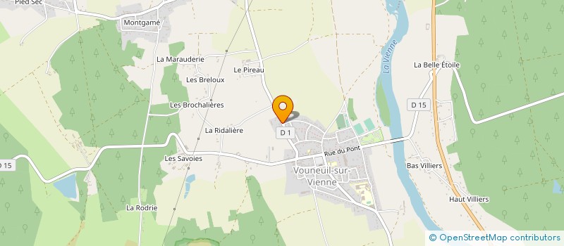 localisation de l'entreprise MONSIEUR LAURENT MASSONNET à VOUNEUIL-SUR-VIENNE
