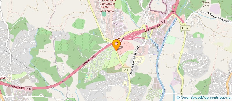 localisation de l'entreprise MONSIEUR LAURENT MATARAZZI à FREJUS