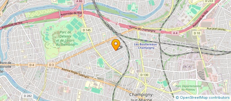 localisation de l'entreprise MONSIEUR LAURENT MATEOS à CHAMPIGNY-SUR-MARNE