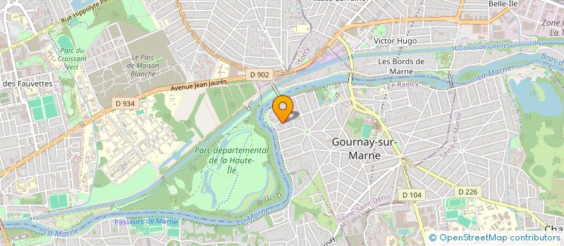 localisation de l'entreprise MONSIEUR LAURENT MATERNE  SAINT-CYR-SUR-MORIN