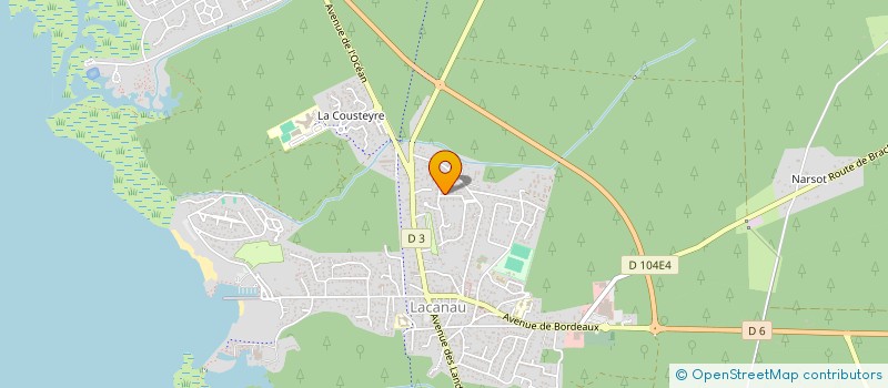 localisation de l'entreprise MONSIEUR LAURENT MATHIAS  LACANAU